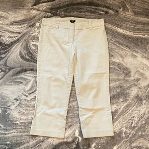 J.crew cityfit light khaki cropped pants
